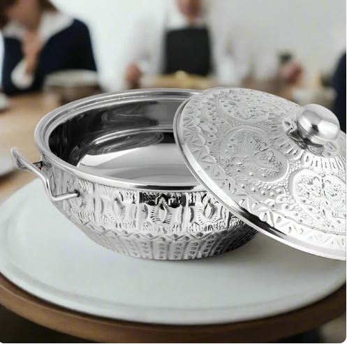 Shahi Hotpot – Naqsheen-Touch Royal Stainless Steel Pot