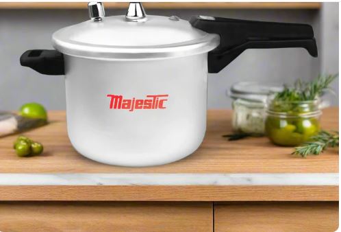 Majestic Chef Aluminum Pressure Cooker – Fast & Efficient Cooking