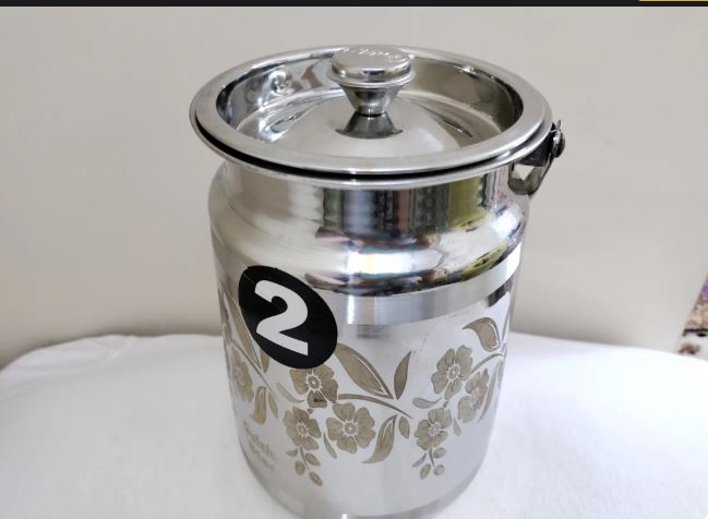 Stainless Steel Milk Can – Heavy Duty Storage for Milk & Liquids