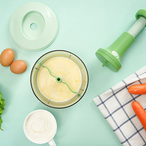 1500ml Hand Manual Chopper Pull Mashed Vegetable Machine - AllThings