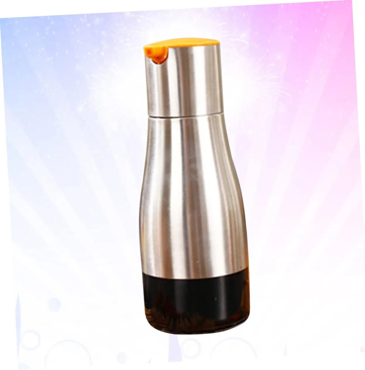Stainless Steel Oil Dispenser Bottle – Metal Cooking Oil Container for Kitchen, Liquid Oil Storage & Pouring