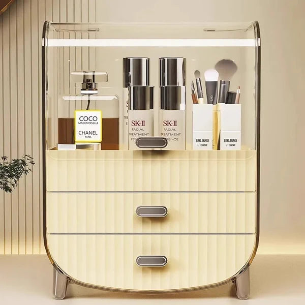 Large Capacity Cosmetic Organizer With Drawers