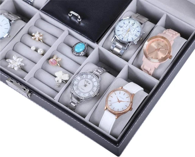 Watch & Jewellery organizer with mirror!