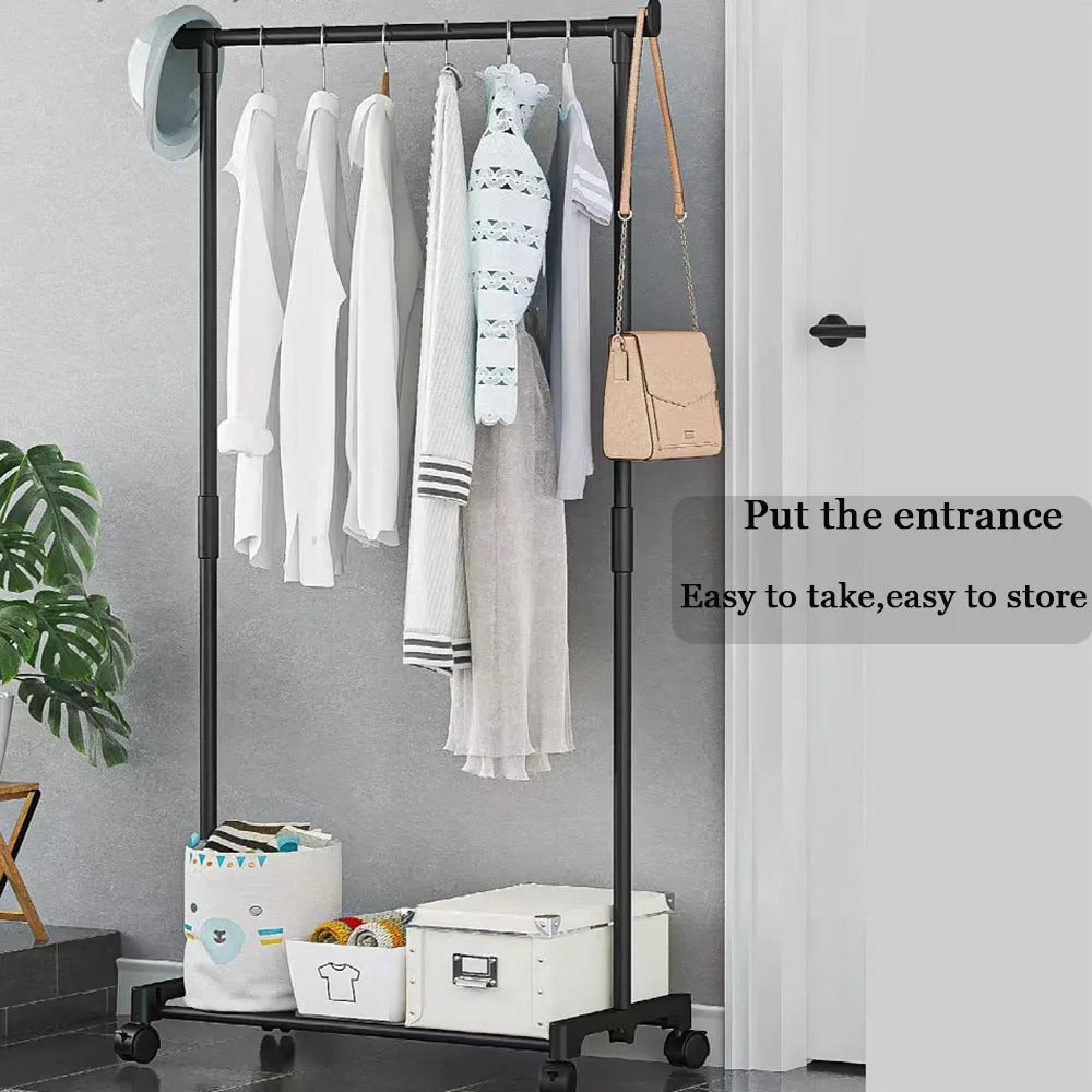 Single-Pole Clothes Rack