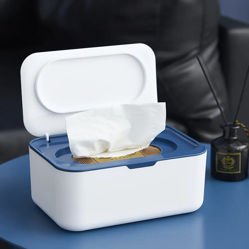 Portable Tissue Box With Lid