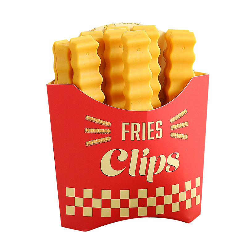 Fries Shape Sealing Clips ( Pack of 12)