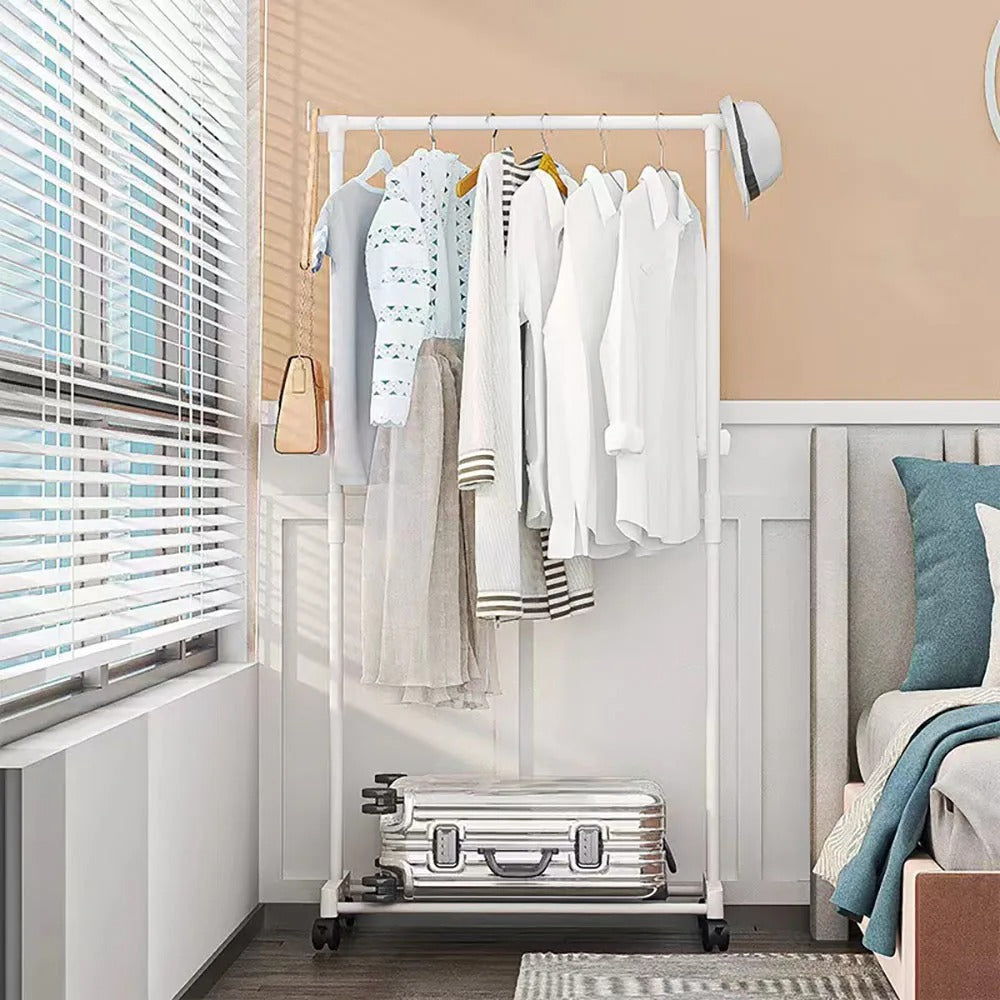 Single-Pole Clothes Rack