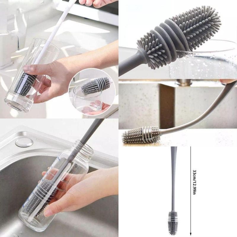 Silicone Bottle Cleaning Brush - AllThings