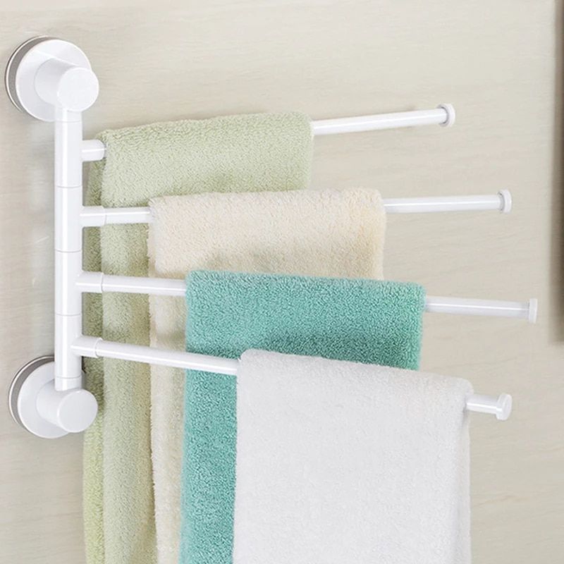 Four Arm Rotatable Towel Rack - AllThings