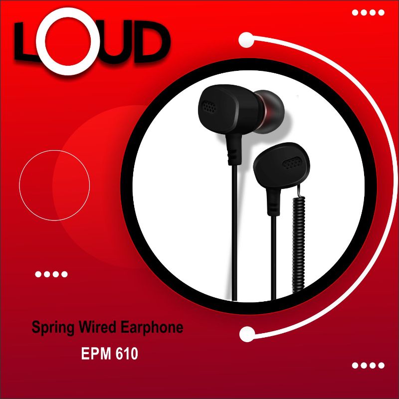 Spring Wired Earphone EPM-610 - AllThings