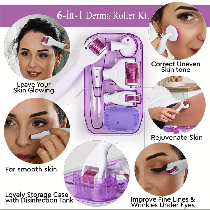 6-in-1 Derma Roller Skin System - AllThings