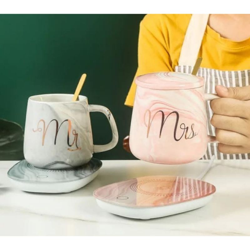 Mr/mrs heat warm mug