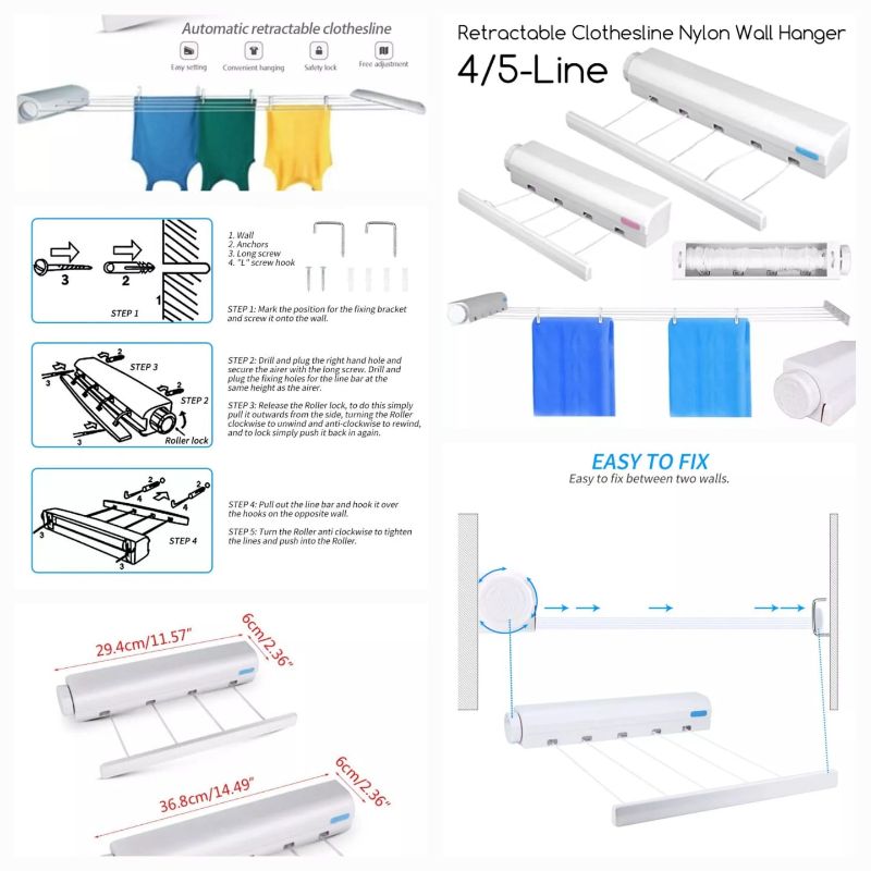 Retractable Clothline - AllThings