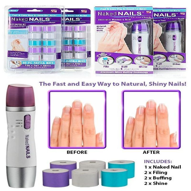 Naked Nails Electronic Manicure Tools - AllThings
