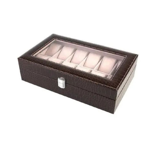 Watch Display Box with Glass - 12 Slot - AllThings