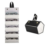 Folding Travel Glasses Organizer 5 Slots - AllThings