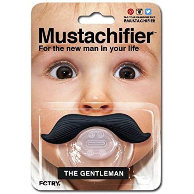 Mustache Baby Pacifier