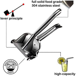 Stainless Squeezer Hand Press - AllThings